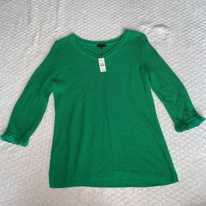Talbots Green Sweater Size Small New with Tags